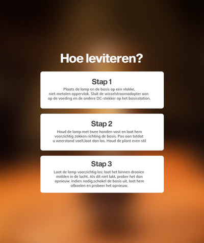 LumiFloat – Zwevende Designlamp