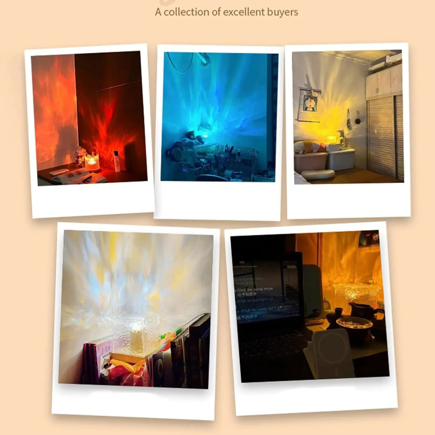 AuroraWave – Projector Lamp met Noorderlicht & Oceaangolf Effect