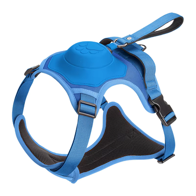 HybridHound – Auto‑Lock Hondenharnas met Intrekbare Riem